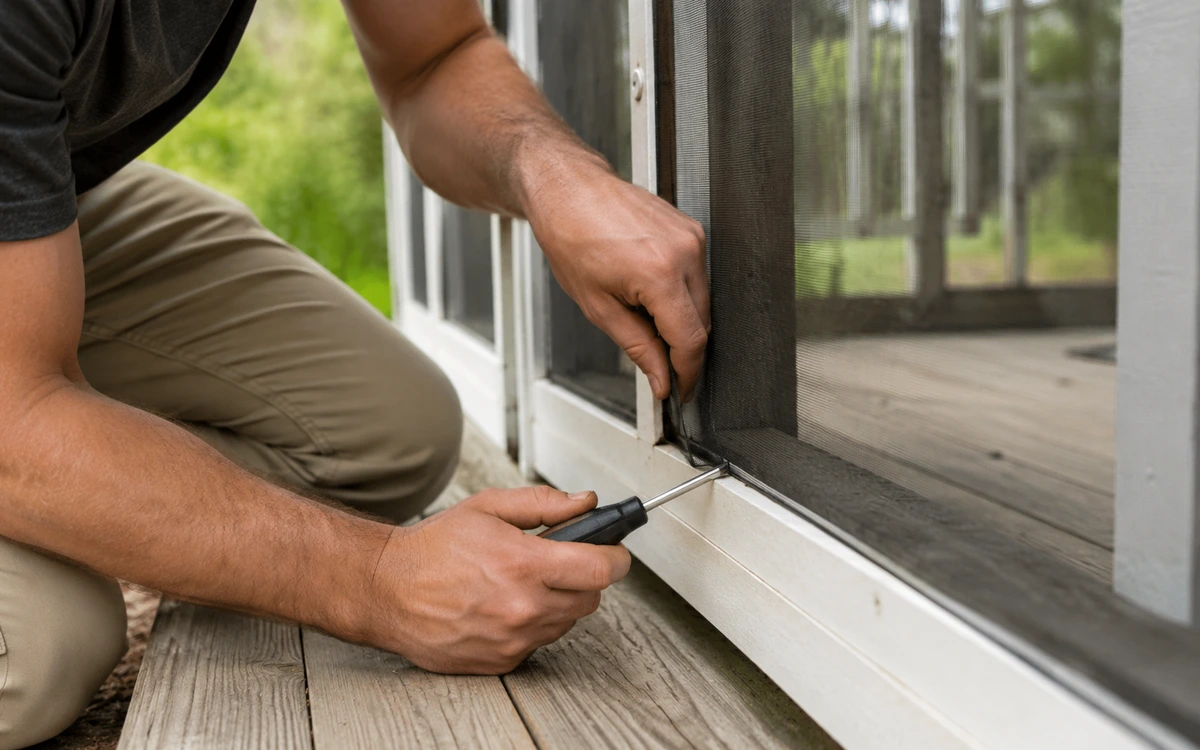 Screened porch repair contractor